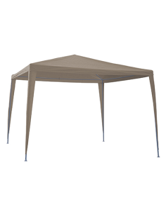 CENADOR ACERO TAUPE 3X3 M
