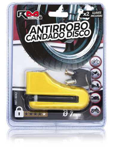 ANTIRROBO FRENO DISCO 7MM RM SECURITY