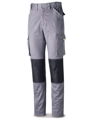 PANTALON STRETCH MULTIBOLSILLO GRIS 56