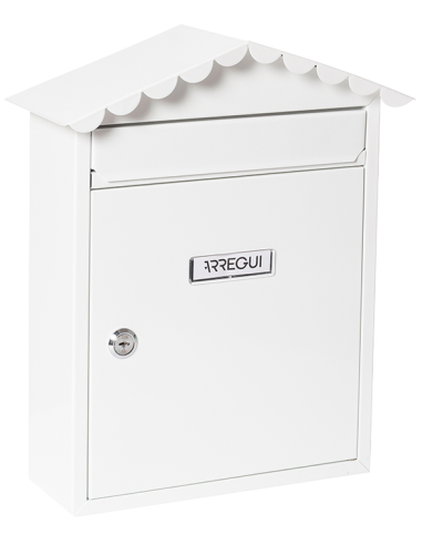 BUZON EXTERIOR ACERO BLANCO 36X30X10CM