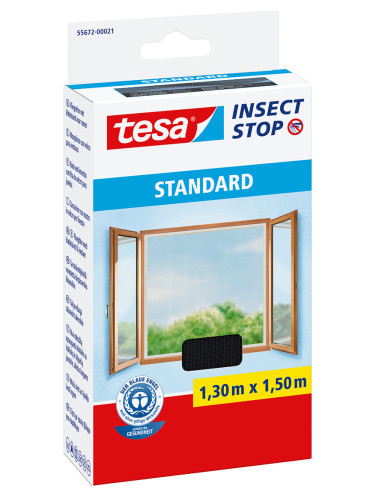 MOSQUITERA VENTANAS NEGRA 1,3X1,5 M