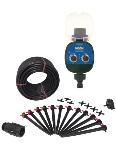 Kit riego goteo Altadex balcones 25 m programador