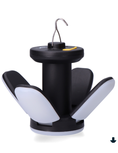 LAMPARA CAMPING PLEGABLE 60 LEDS 6W