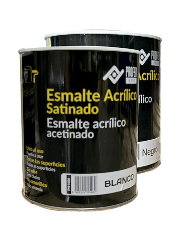 ESMALTE ACRILICO SATINADO BLANCO 750 ML