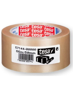 CINTA EMBALAJE PP PACK TRANSP 66MX50 MM