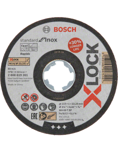 DISCO C H XLOCK METAL/INOX 115X1MM