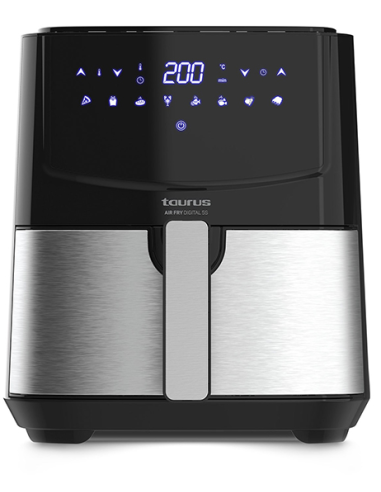 FREIDORA AIRE SIN ACEITE DIGITAL 5 L 1450 W