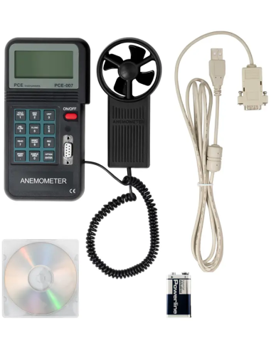 ANEMOMETRO DE RUEDA ALADA PCE-007