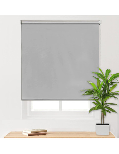 CORTINA ENROLLABLE SUNSHI GRIS 100X190 CM