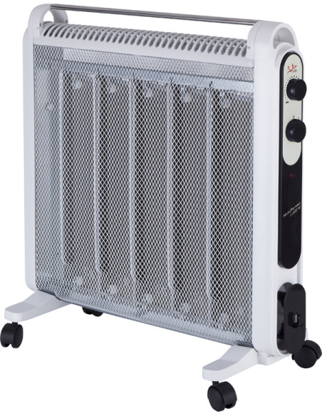 Radiador micathermic Jata blanco – 2000 W, 5 placas, doble potencia
