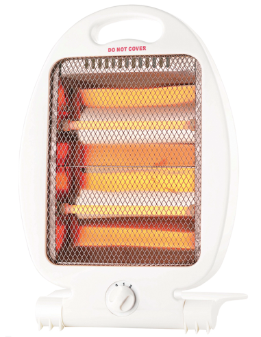 Estufa de cuarzo 800 W con seguridad antivuelco