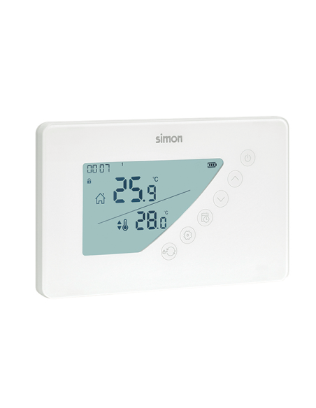 TERMOSTATO DIGITAL PROGRAMABLE SEMANAL SIMON AF511103