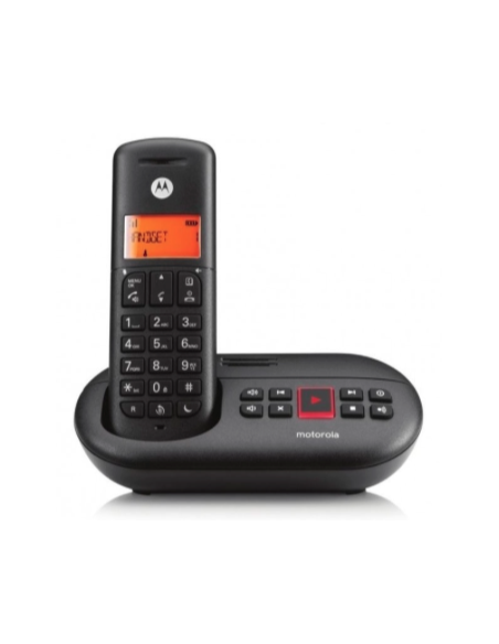 TELEFONO INALAMBRICO CON CONTESTADOR E211 BLACK