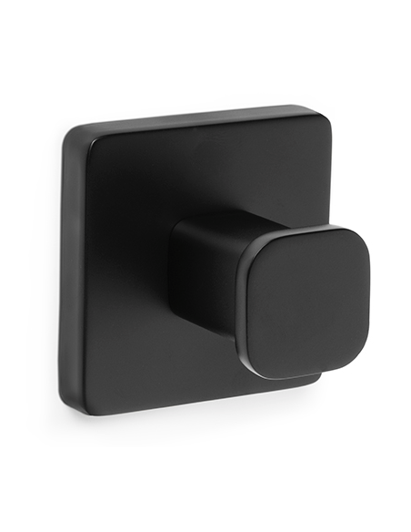 PERCHA BAÑO NERO NEGRO MATE