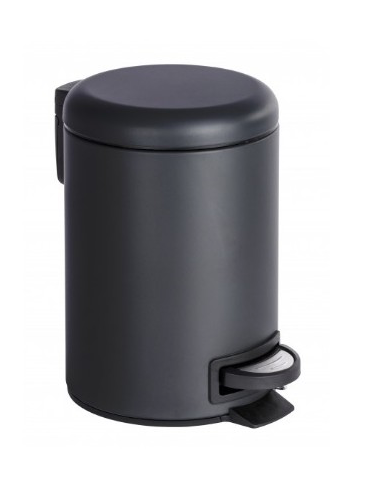 CUBO BAÑO PEDAL NEGRO LEMAN 3 L