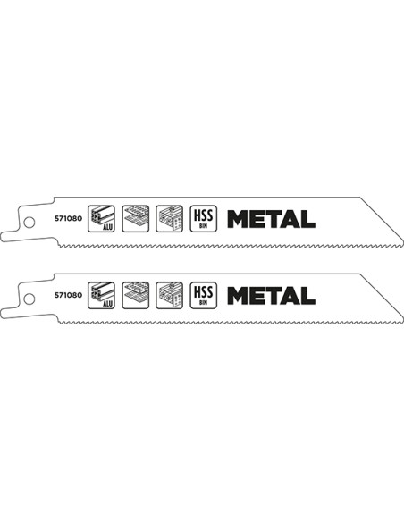HOJA SIERRA SABLE METAL BIM BL 2U. 130 MM