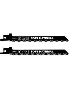 HOJA SIERRA SABLE MAT BLANDOS BL 2U. 150 MM