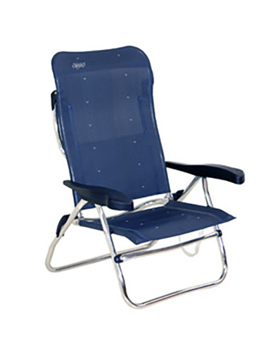 SILLA PLAYA 7P MULTIFIBRA AZUL