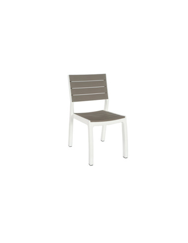 SILLA RESINA HARMONY BEIGE/TOPO