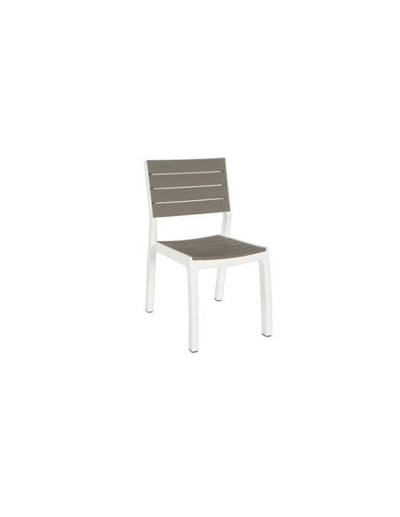 SILLA RESINA HARMONY BEIGE/TOPO