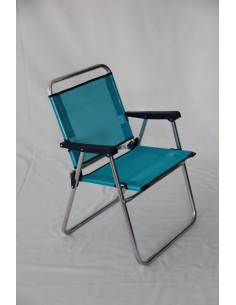 SILLA PLAYA ALUM ALTA FIJA FIBRELINE