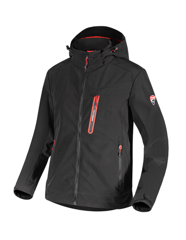 CHAQUETA SOFTSHELL DUCATI NEGRA XXL