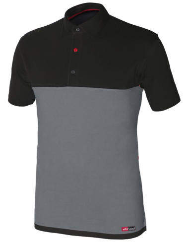 POLO M/CORTA STRETCH GRIS XXXL