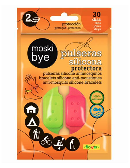 PULSERA ANTIMOSQUITOS SILICONA 2U