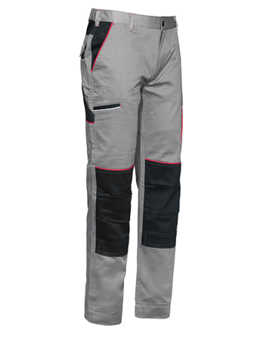 PANTALON STRETCH MULTIBOLSILLO BOOM GRIS XXL