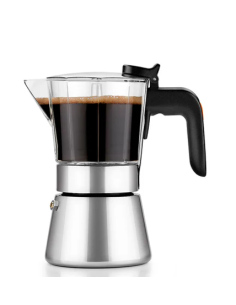 CAFETERA INOX FLAVOUR CRYSTAL 10 TZ 2