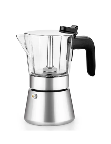 CAFETERA INOX FLAVOUR CRYSTAL 10 TZ