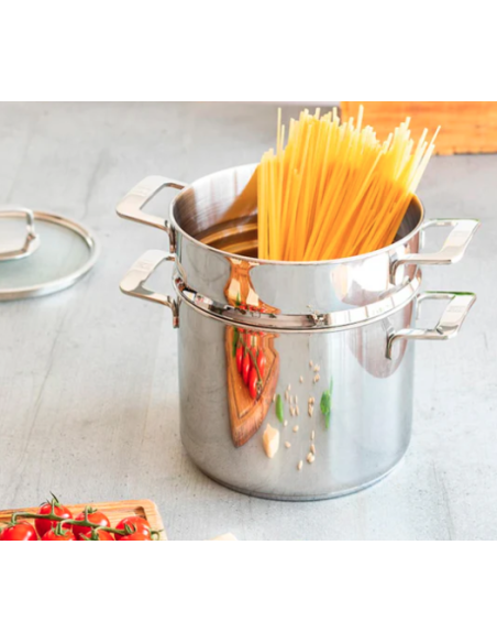 ESCURRIDOR INOX COLAPASTA SIGNATURE 24 CM
