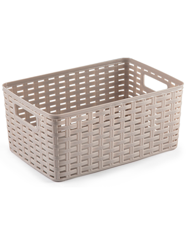 CESTA MULTIUSO 6 L MARRON CL 29X20 CM