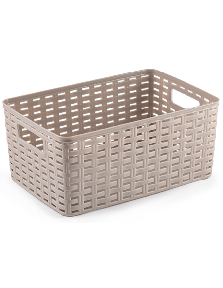 CESTA MULTIUSO 10L MARRON CL 33X22 CM