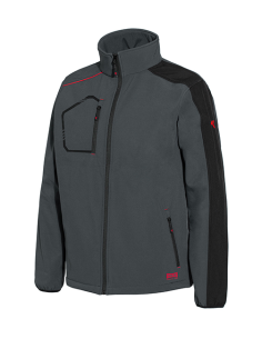 CHAQUETA SOFTSHELL GRIS ANTRACITA M