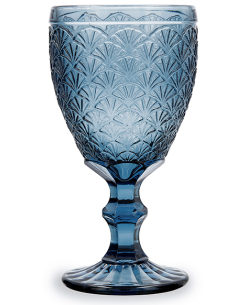 COPA VIDRIO RELIEVE BLUE MOON PACK-6 30 CL