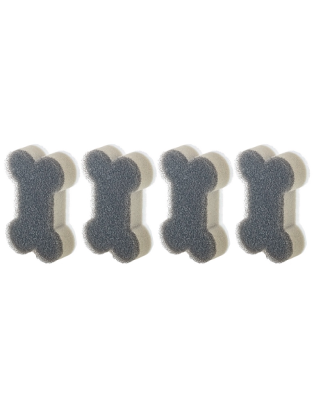 ESPONJA HUESO MASCOTAS PACK 4U