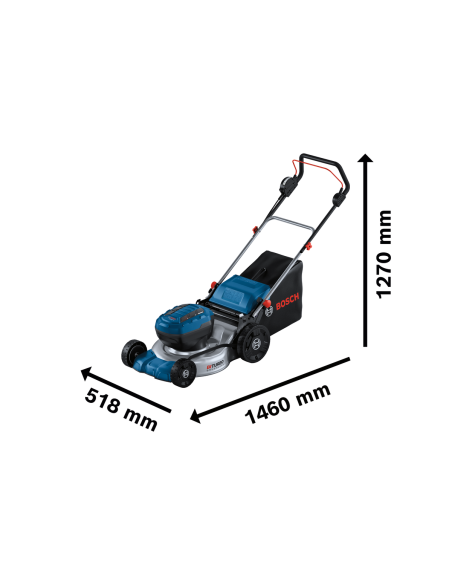 CORTACESPED SIN BAT LI 46CM 18V X 2