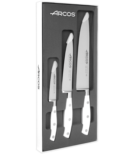 CUCHILLOS COCINA RIVIERA BLANC SET-3