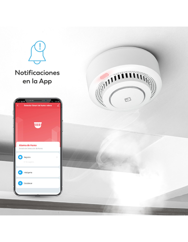 DETECTOR HUMO SMART WIFI