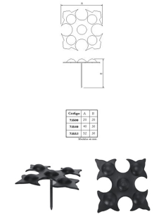 CLAVO ITALIANO (10 UNIDADES) 20X20 MM