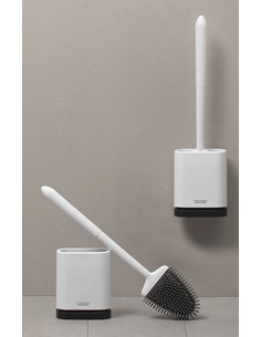 ESCOBILLERO WC TPE / BLANCO
