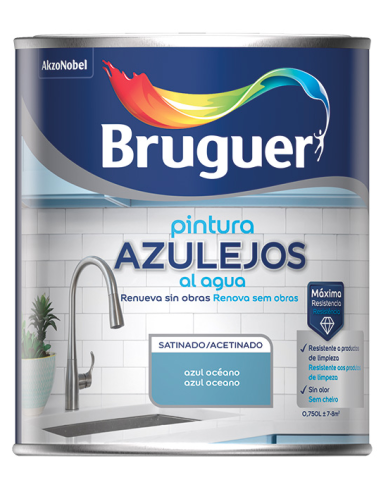 ESMALTE AZULEJOS AGUA AZUL OCEAN SAT 0,75 L