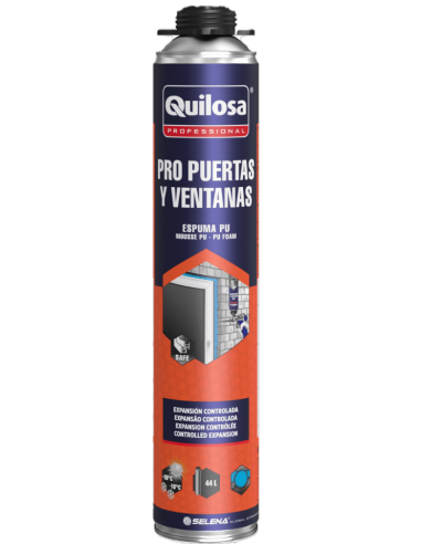 ESPUMA PU VENTANA-PUERTA PISTOLA 750 ML