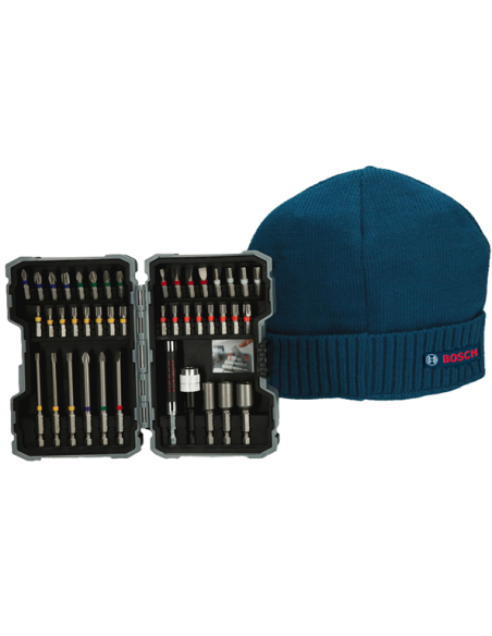 ESTUCHE PUNTAS 43PZ + GORRO 100X40X120