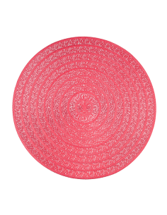 MANTEL INDIVIDUAL ROJO BUCLE HABITAT 38 CM