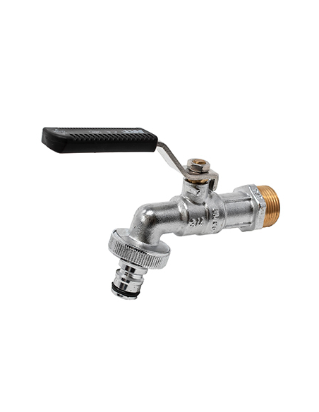 GRIFO ESFERA JARDIN ACERO INOX ENCHUFE RAPIDO 3/4-1