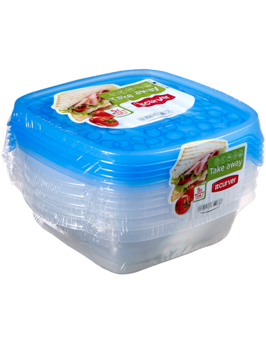 HERMETICO TAKE AWAY SET-5 0,6 L