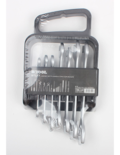 LLAVE FIJA PLANA 2 BOCAS JGO 7 PZ 6-7/17-19