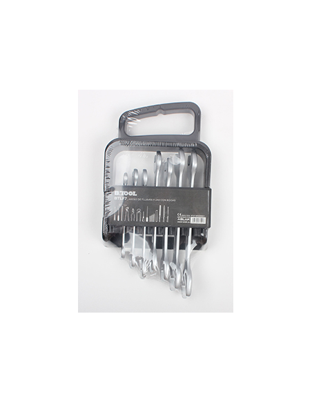LLAVE FIJA PLANA 2 BOCAS JGO 7 PZ 6-7/17-19